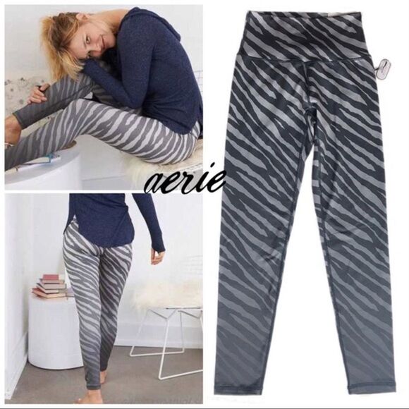 aerie Pants - aerie zebra leggings